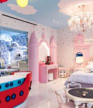 Interior design of a bedroom